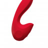 Нереалистичный вибратор Sense Max, силикон, красный, 16 см