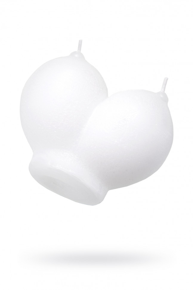 Свеча Pecado BDSM «Сиськи», белая, 150 гр.
