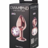 Анальная Пробка Diamond Moonstone Shine L Розовое Золото 4021-02lola